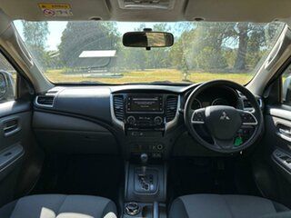 2018 Mitsubishi Triton MQ MY18 GLX+ Double Cab Silver 5 Speed Sports Automatic Utility