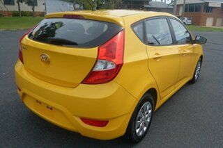 2015 Hyundai Accent RB2 MY15 Active Yellow 4 Speed Sports Automatic Hatchback