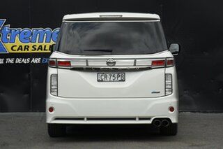 2010 Nissan Elgrand TE52 Rider White Constant Variable Wagon