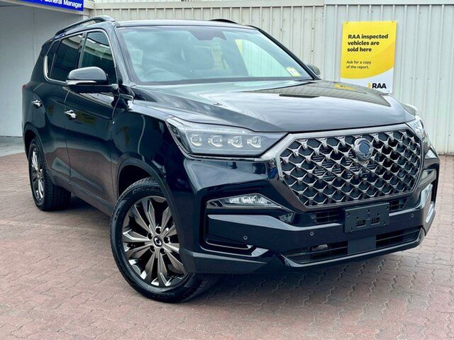 New Ssangyong Rexton Y461 MY24 Ultimate Sport Pack Christies Beach, 2023 Ssangyong Rexton Y461 MY24 Ultimate Sport Pack Black 8 Speed Sports Automatic Wagon