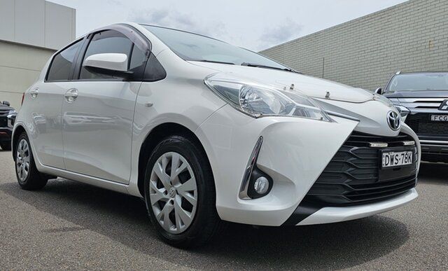 Used Toyota Yaris NCP131R SX Cardiff, 2018 Toyota Yaris NCP131R SX White 5 Speed Manual Hatchback
