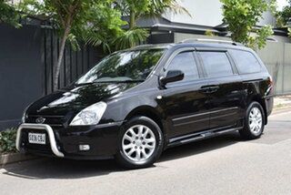 2010 Kia Grand Carnival VQ Premium Black 5 Speed Sports Automatic Wagon.