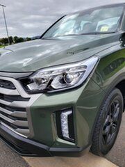 2023 Ssangyong Musso Q261 MY24 Ultimate Luxury Crew Cab Amazonian Green 6 Speed Sports Automatic