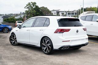 2023 Volkswagen Golf 8 MY23 110TSI R-Line Pure White 8 Speed Sports Automatic Hatchback.