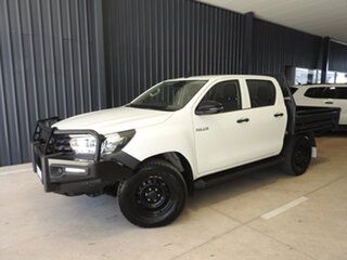 2020 Toyota Hilux GUN125R Workmate Double Cab White 6 Speed Automatic Utility