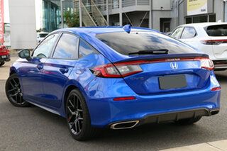 2022 Honda Civic 11th Gen MY22 VTi LX Premium Crystal Blue 1 Speed Constant Variable Hatchback.