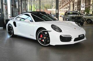 2015 Porsche 911 991 MY15 Turbo PDK AWD White 7 Speed Sports Automatic Dual Clutch Coupe.