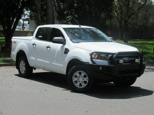 Used Ford Ranger PX MkII 2018.00MY XLS Double Cab Slacks Creek, 2017 Ford Ranger PX MkII 2018.00MY XLS Double Cab White 6 Speed Sports Automatic Utility