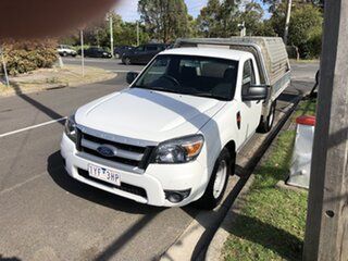 2011 Ford Ranger White Manual Cab Chassis.