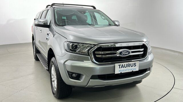 Pre-Loved Ford Ranger PX MkIII 2020.75MY XLT Essendon Fields, 2020 Ford Ranger PX MkIII 2020.75MY XLT Silver, Chrome 6 Speed Sports Automatic Double Cab Pick Up