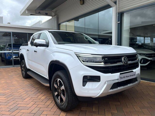 New Volkswagen Amarok NF MY23 TDI600 4MOTION Perm Style Toowoomba, 2023 Volkswagen Amarok NF MY23 TDI600 4MOTION Perm Style Clear White 10 Speed Automatic Utility