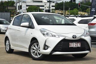 2019 Toyota Yaris NCP131R ZR Crystal Pearl 4 Speed Automatic Hatchback.