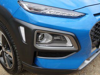 2020 Hyundai Kona OS.3 MY20 Highlander 2WD Blue Lagoon 6 Speed Sports Automatic Wagon