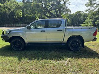 2018 Toyota Hilux GUN126R SR Double Cab Silver Sky 6 Speed Automatic Dual Cab