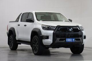 2022 Toyota Hilux GUN126R Rogue Double Cab White 6 Speed Sports Automatic Utility.
