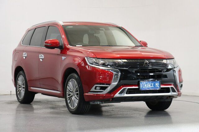 Used Mitsubishi Outlander ZL MY20 PHEV AWD Exceed Victoria Park, 2020 Mitsubishi Outlander ZL MY20 PHEV AWD Exceed Red 1 Speed Automatic Wagon Hybrid