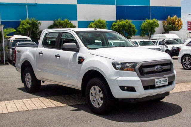 Used Ford Ranger PX MkII 2018.00MY XLS Double Cab Robina, 2018 Ford Ranger PX MkII 2018.00MY XLS Double Cab Arctic White 6 speed Automatic Utility