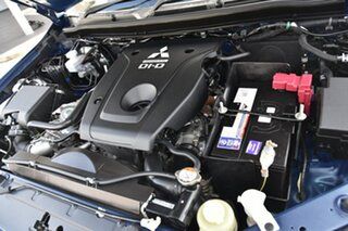 2015 Mitsubishi Triton MQ MY16 GLS Double Cab Blue 5 Speed Sports Automatic Utility