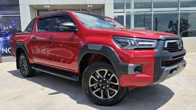 Used Toyota Hilux GUN126R Rogue Double Cab Liverpool, 2020 Toyota Hilux GUN126R Rogue Double Cab Feverish Red 6 Speed Sports Automatic Utility