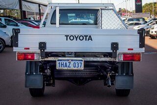 2020 Toyota Hilux TGN121R Workmate 4x2 Glacier White 5 Speed Manual Cab Chassis