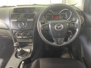 2015 Mazda BT-50 UP0YF1 XT Freestyle 4x2 Hi-Rider White 6 Speed Manual Cab Chassis