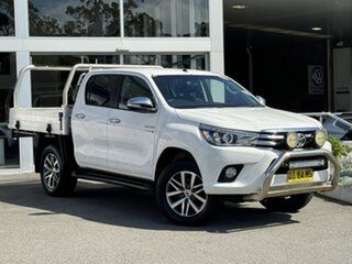 2015 Toyota Hilux KUN26R MY14 SR5 Double Cab White 5 Speed Automatic Utility