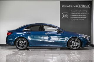 2022 Mercedes-Benz A-Class V177 803MY A180 DCT Denim Blue 7 Speed Sports Automatic Dual Clutch Sedan