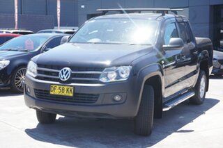 2014 Volkswagen Amarok 2H MY14 TDI420 4Motion Perm Black 8 Speed Automatic Cab Chassis.