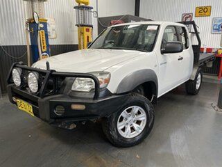 2008 Mazda BT-50 B3000 DX (4x4) White 5 Speed Manual Cab Chassis.