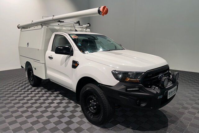 Used Ford Ranger PX MkIII 2021.25MY XL Acacia Ridge, 2020 Ford Ranger PX MkIII 2021.25MY XL White 6 speed Automatic Single Cab Chassis