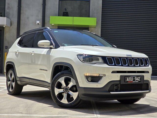 Used Jeep Compass M6 MY18 Limited Thomastown, 2018 Jeep Compass M6 MY18 Limited White 9 Speed Automatic Wagon