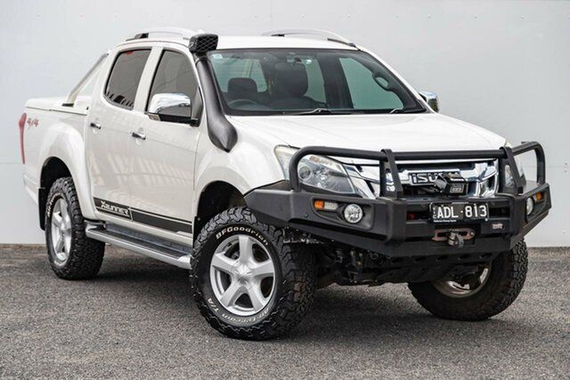 Pre-Owned Isuzu D-MAX MY15 X-Runner Crew Cab Keysborough, 2015 Isuzu D-MAX MY15 X-Runner Crew Cab White 5 Speed Sports Automatic Utility