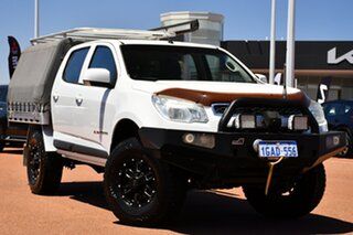 2015 Holden Colorado RG MY16 LS Crew Cab White 6 Speed Manual Cab Chassis