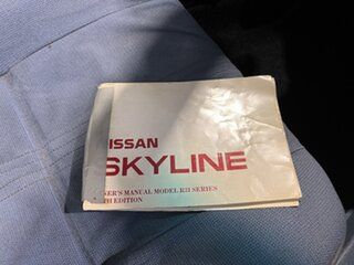 1990 Nissan Skyline GX White 5 Speed Manual Sedan