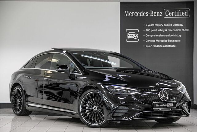 Certified Pre-Owned Mercedes-Benz EQE V295 803+053MY EQE350 4MATIC Narre Warren, 2023 Mercedes-Benz EQE V295 803+053MY EQE350 4MATIC Obsidian Black 1 Speed Reduction Gear Sedan