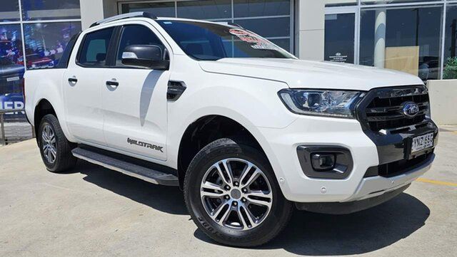 Used Ford Ranger PX MkIII 2021.75MY Wildtrak Liverpool, 2021 Ford Ranger PX MkIII 2021.75MY Wildtrak Arctic White 10 Speed Sports Automatic