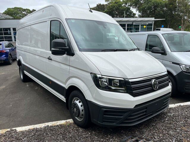 New Volkswagen Crafter SY1 MY23 50 High Roof LWB TDI410 Botany, 2023 Volkswagen Crafter SY1 MY23 50 High Roof LWB TDI410 White 8 Speed Automatic Van