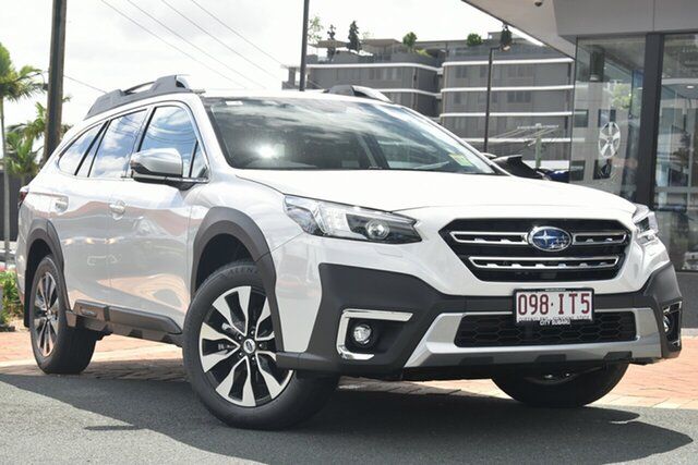 Demo Subaru Outback B7A MY24 AWD Touring CVT Newstead, 2023 Subaru Outback B7A MY24 AWD Touring CVT White Crystal 8 Speed Constant Variable Wagon