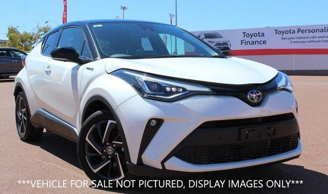 Pre-Owned Toyota C-HR ZYX10R Koba E-CVT 2WD Balcatta, 2022 Toyota C-HR ZYX10R Koba E-CVT 2WD Frosted White - Black Roof 7 Speed Constant Variable Wagon