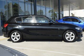 2015 BMW 1 Series F20 MY0714 118i Steptronic Black 8 Speed Sports Automatic Hatchback