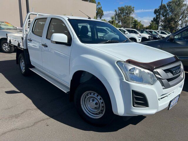 Used Isuzu D-MAX MY17 SX Crew Cab 4x2 High Ride East Bunbury, 2017 Isuzu D-MAX MY17 SX Crew Cab 4x2 High Ride White 6 Speed Sports Automatic Cab Chassis