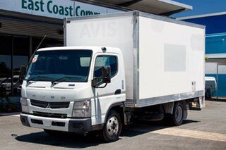 2016 Fuso Canter 615 White Automatic Cab Chassis.