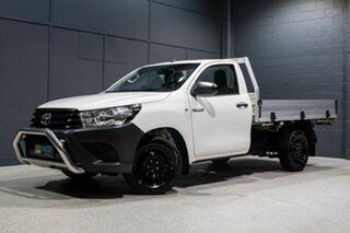 2019 Toyota Hilux GUN122R MY19 Workmate White 5 Speed Manual Cab Chassis