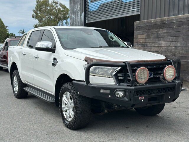 Used Ford Ranger PX MkIII 2019.00MY XLT Labrador, 2019 Ford Ranger PX MkIII 2019.00MY XLT White 6 Speed Sports Automatic Double Cab Pick Up