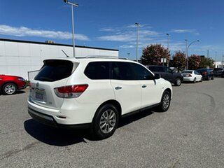 2015 Nissan Pathfinder R52 MY15 ST (4x2) White Continuous Variable Wagon