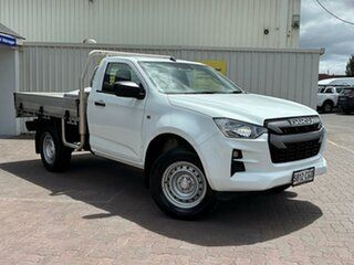 2020 Isuzu D-MAX RG MY21 SX 4x2 High Ride White 6 Speed Sports Automatic Cab Chassis.