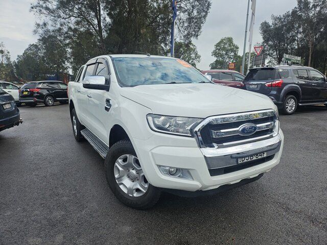 Used Ford Ranger PX MkII XLT Double Cab Maitland, 2016 Ford Ranger PX MkII XLT Double Cab White 6 Speed Manual Utility