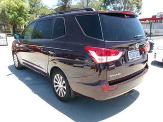 2015 Ssangyong Stavic A100 MY14 SPR Maroon 5 Speed Sports Automatic Wagon