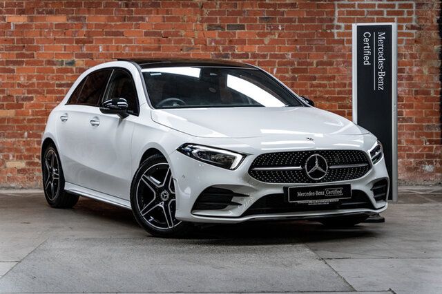 Certified Pre-Owned Mercedes-Benz A-Class W177 802MY A180 DCT Mulgrave, 2022 Mercedes-Benz A-Class W177 802MY A180 DCT Digital White 7 Speed Sports Automatic Dual Clutch