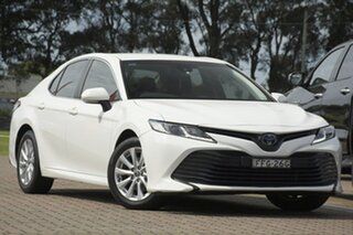 2019 Toyota Camry AXVH71R Ascent Super White 6 Speed Constant Variable Sedan Hybrid.